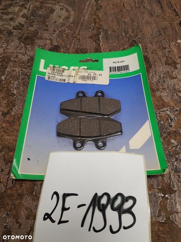 Klocki hamulcowe Lucas MCB 629 Aprilia 125 / Gilera / Rieju / Simson 125 - 1