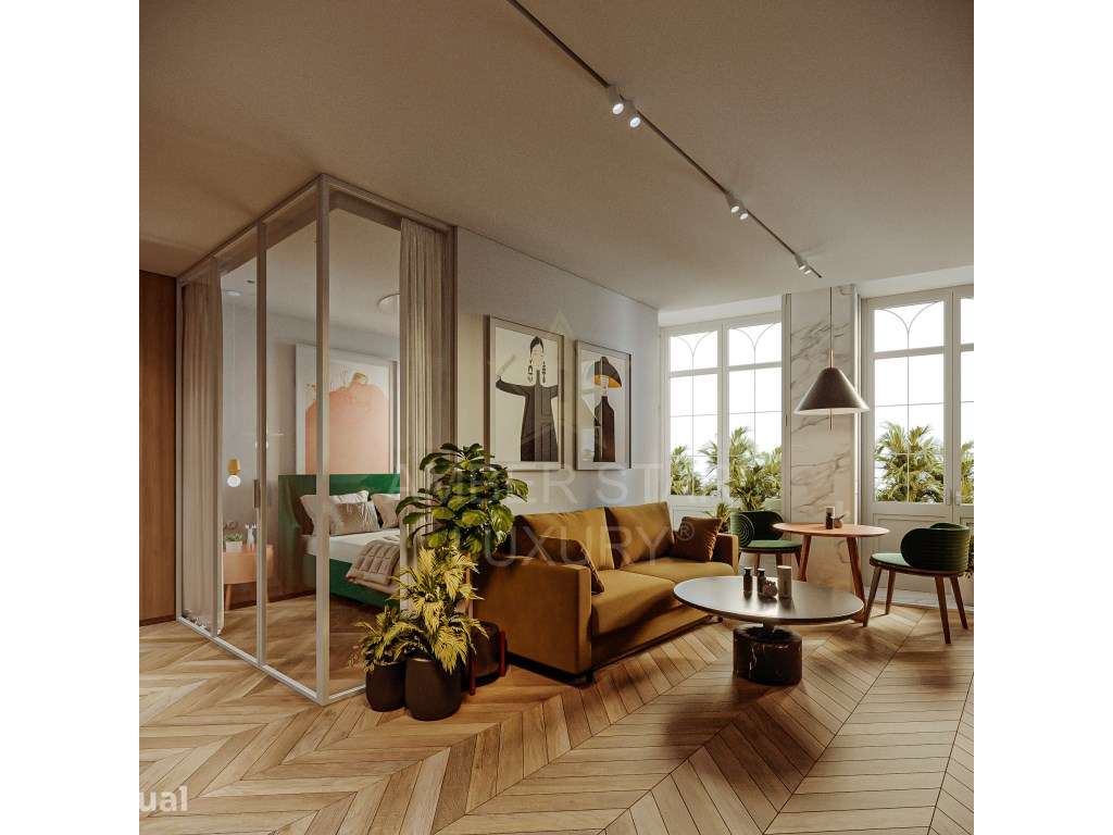 Apartamento T1 de 45m2 na Rua do Comércio do Porto - Grande imagem: 2/6