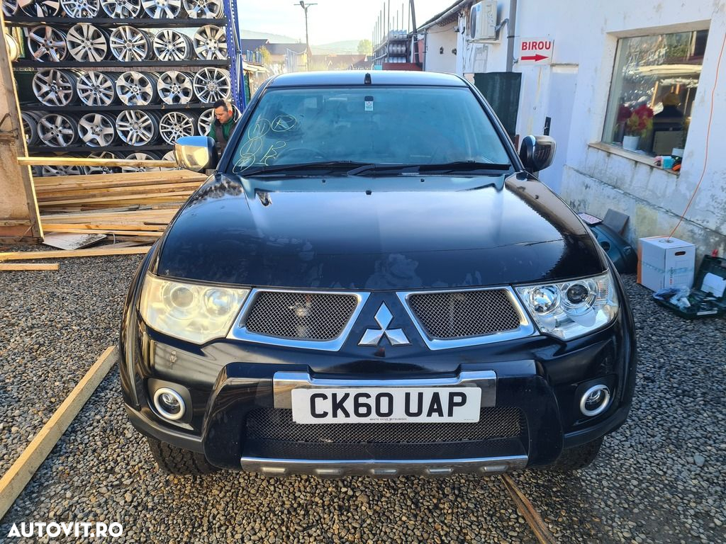 Aripa Dreapta Fata Mitsubishi L200 Facelift 2010 - 2015 4 Usi negru x08 (1076) RUGINITA - 5