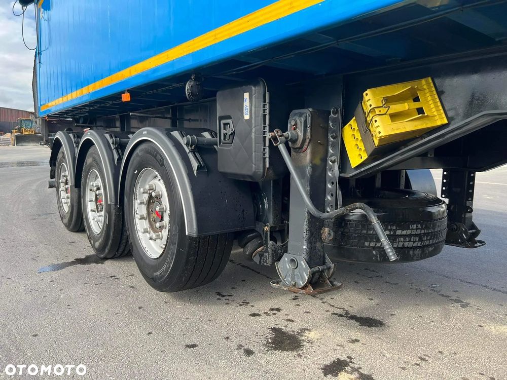 Janmil Naczepa wywrotka aluminiowa 26m3 klapa 5600 kg masa własna - 9