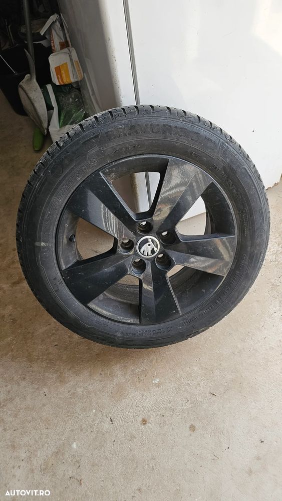 Set Roti Echipate Complet Skoda Rapid R15 - 1