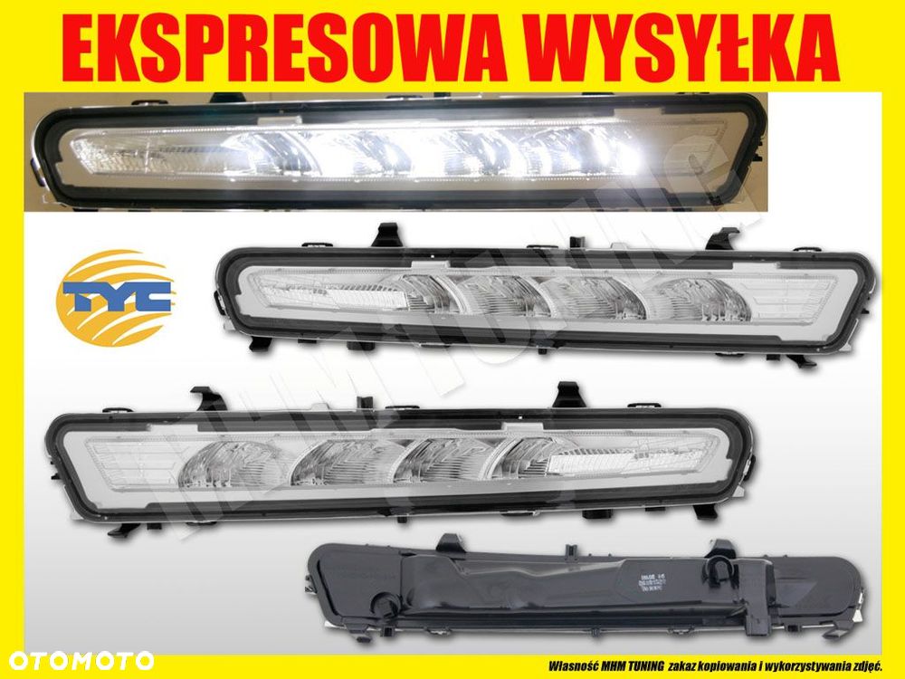 LAMPA JAZDY DZIENNEJ LED DRL FORD MONDEO MK4 LIFT - 2