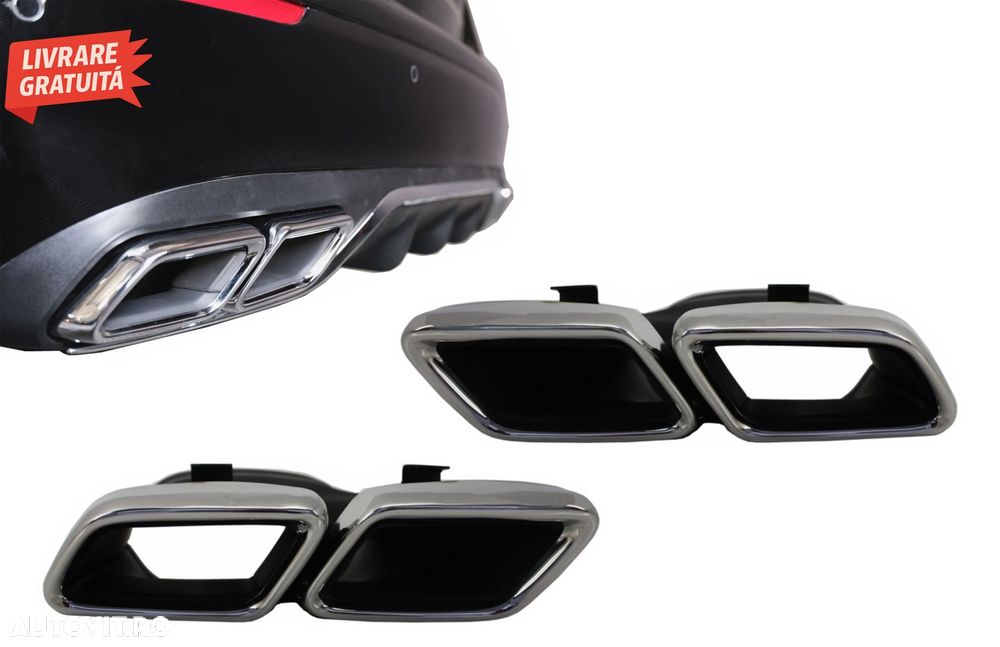Ornamente tobe sistemul de evacuare Mercedes C-Class W205 S205 C205 A205 E-Class W- livrare gratuita - 11