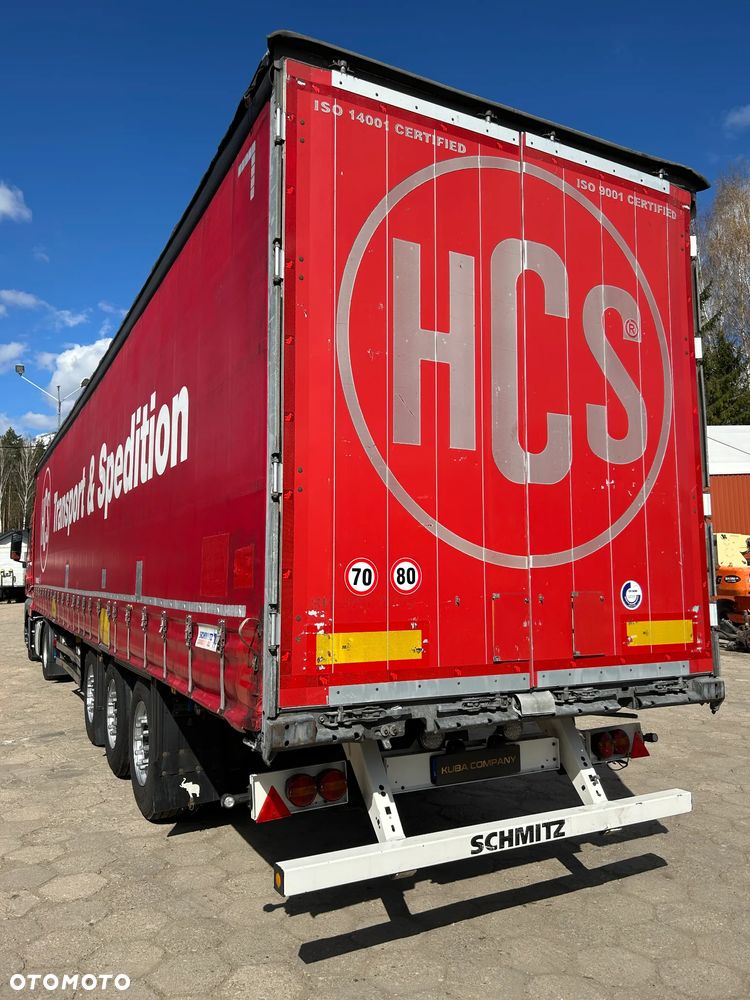 Schmitz Cargobull FIRANKA / 10 SZTUK / BARDZO ŁADNE OPONY / Z PEŁNYM WYPOSAŻENIEM DO ZAŁADUNKU / 2 KOŁA ZAPASOWE / DOSTĘPNE KOLORY SREBRNY - NIEBIESKI - CZERWONY / NIEKTÓRE MAJĄ NOWE PLANDEKI !! - 15