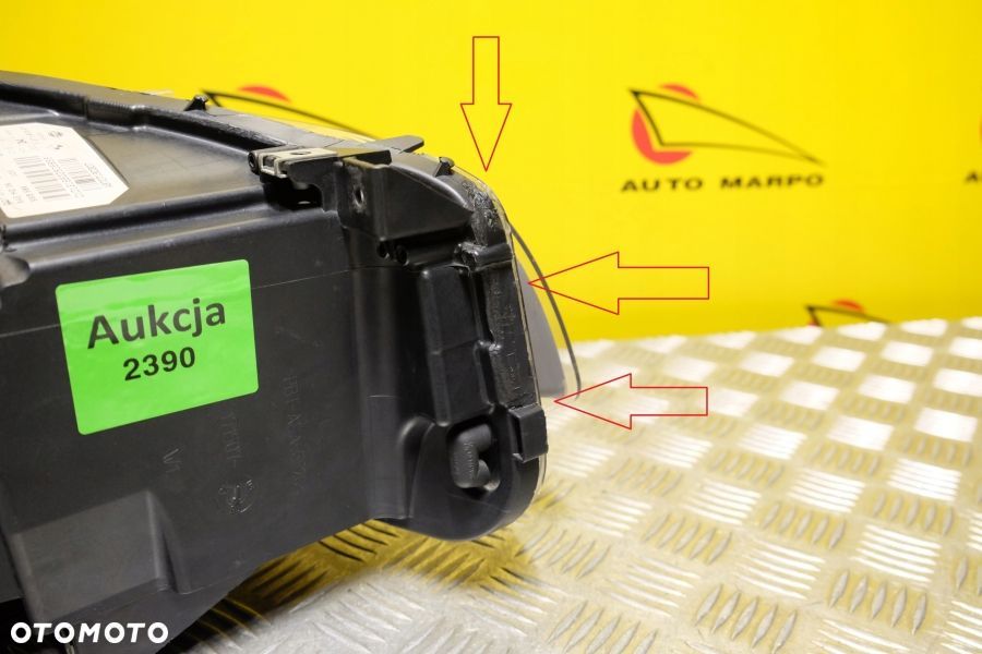 BMW 5 M5 F10 F11 2009- REFLEKTOR LAMPA XENON L USA - 10