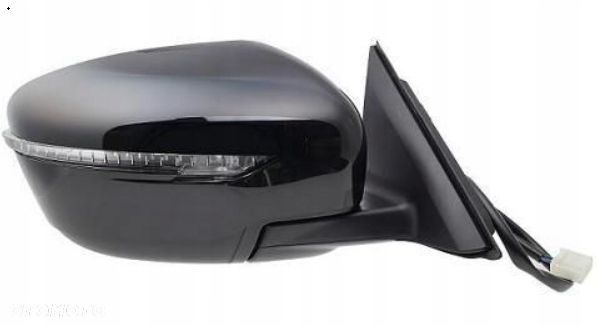 Lusterko Nissan Rogue X-Trail 13- Prawe Migacz Składane Elektrycznie - 1