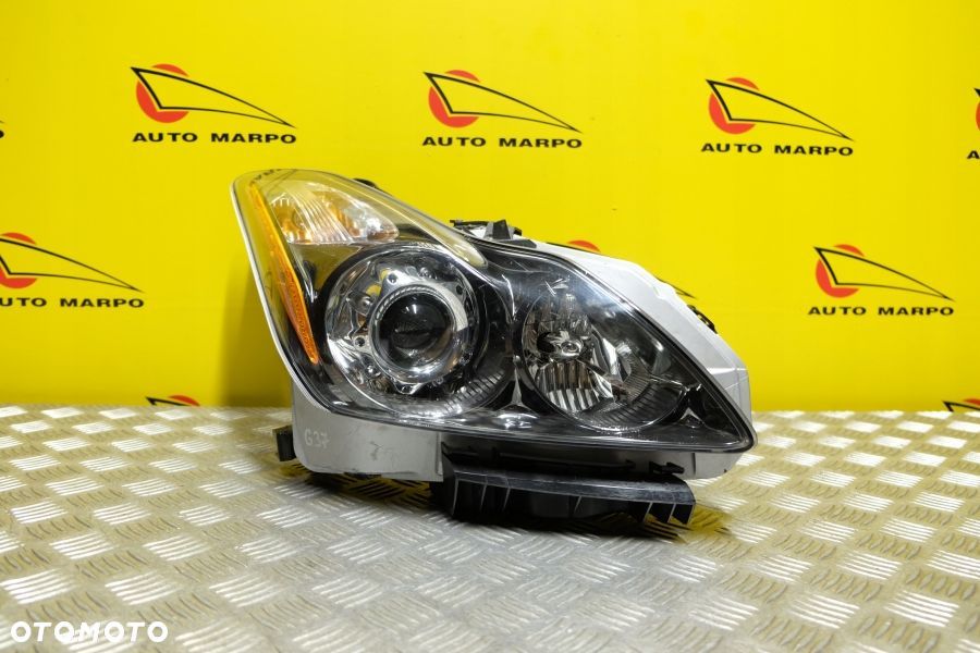 INFINITI G G37 V37 COUPE 2008- REFLEKTOR LAMPA XENON PRAWA CIEMNA USA - 5