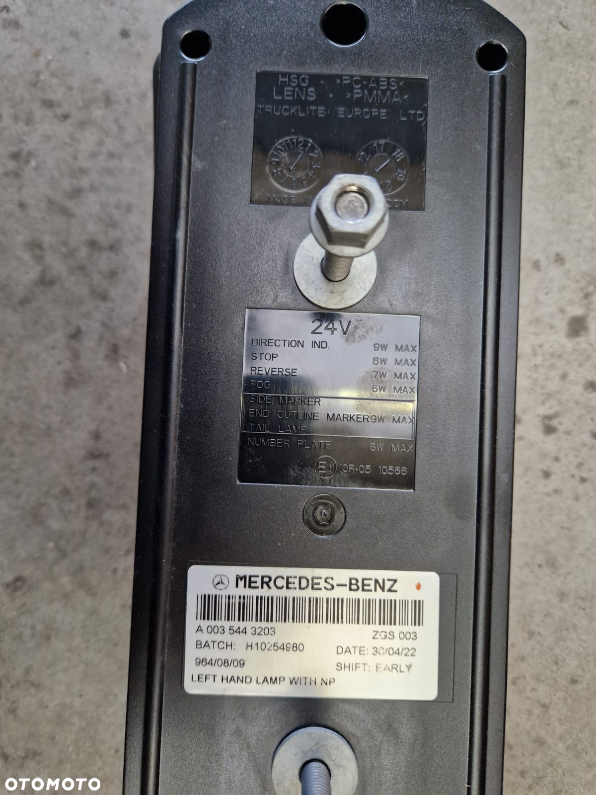 Tylna lampa Mercedes Actros MP4 (LED) - 5