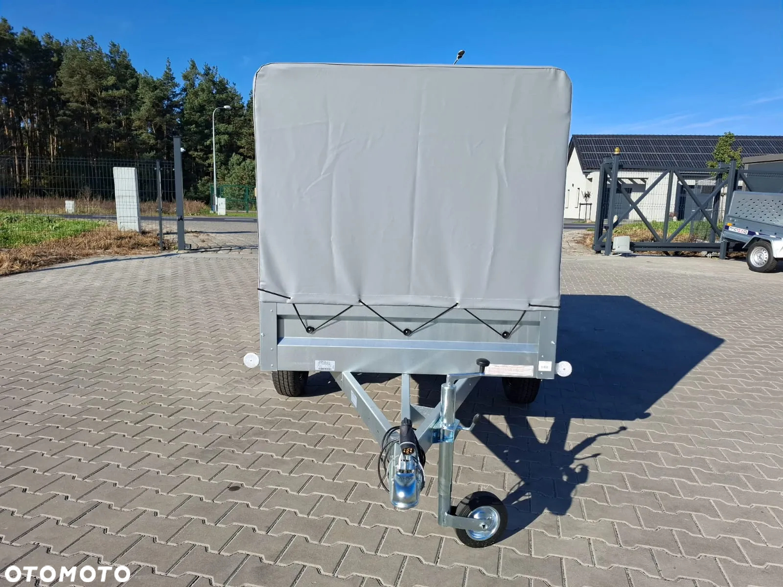 Neptun DOSTAWA Przyczepka lekka 202x114x115cm DMC750kg stelaż i plandeka, koło podporowe - 10