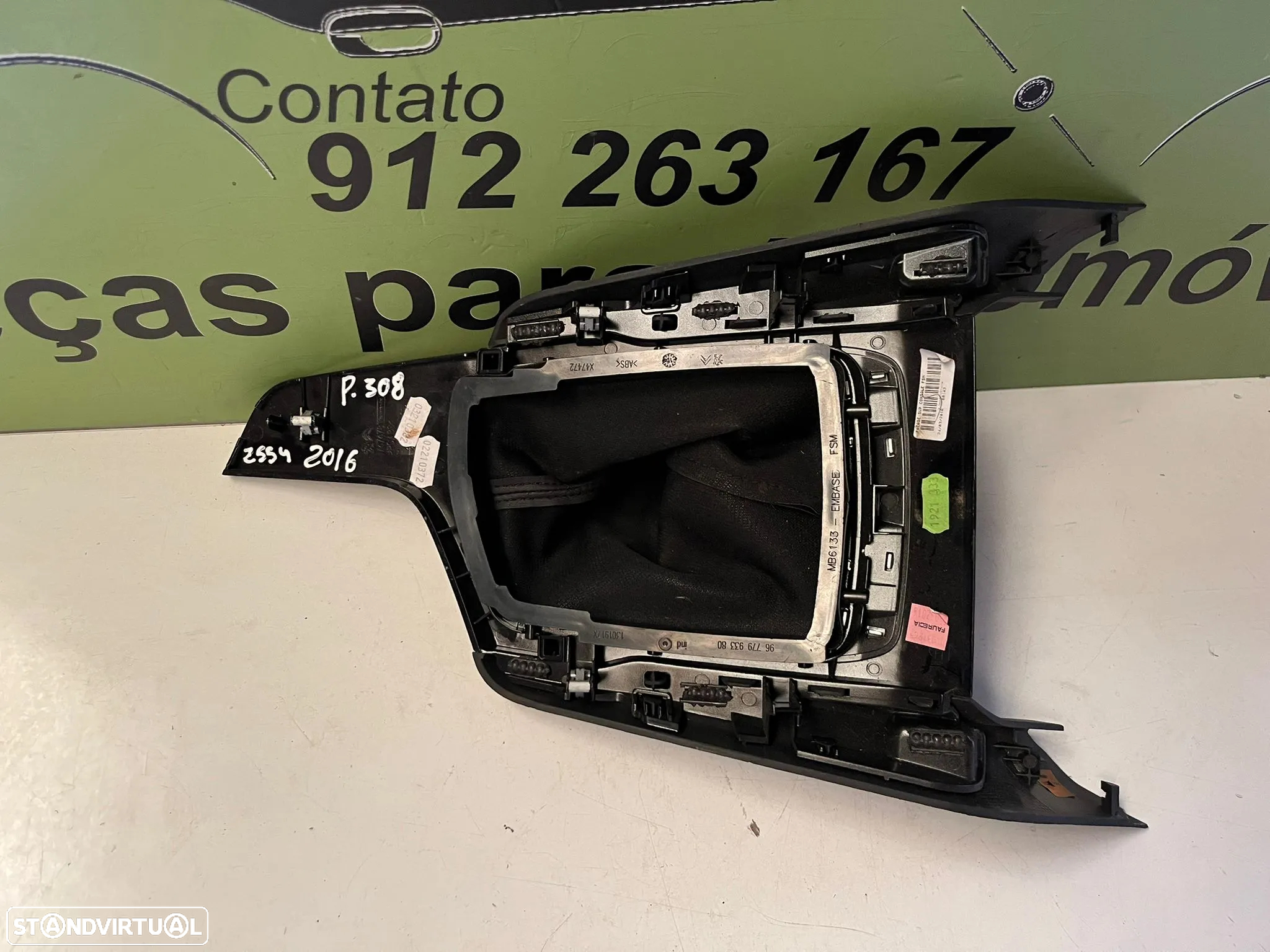 PEUGEOT 308 II FORRA PLÁSTICO ALAVANCA DAS MUDANÇAS - Z554 - 6