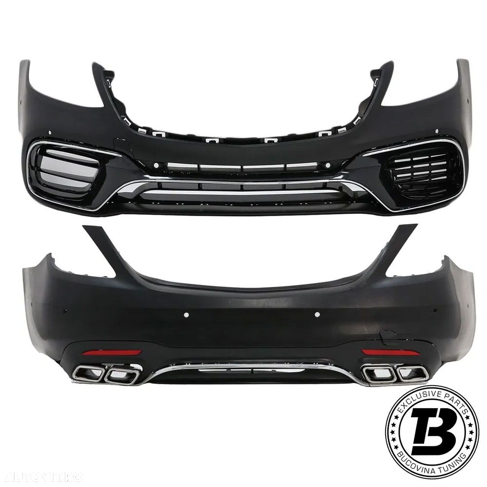 Pachet Exterior compatibil cu Mercedes S Class W222 S63 Design - 1