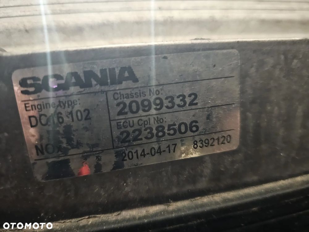 SILNIK SCANIA V8 DC16102 EURO 6 2014 520KM 580KM - 6
