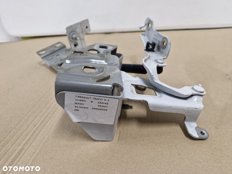 RENAULT TRAFIC III 3 VIVARO B ZAWIAS MASKI PRAWY SIŁOWNIK 654004002R - 5