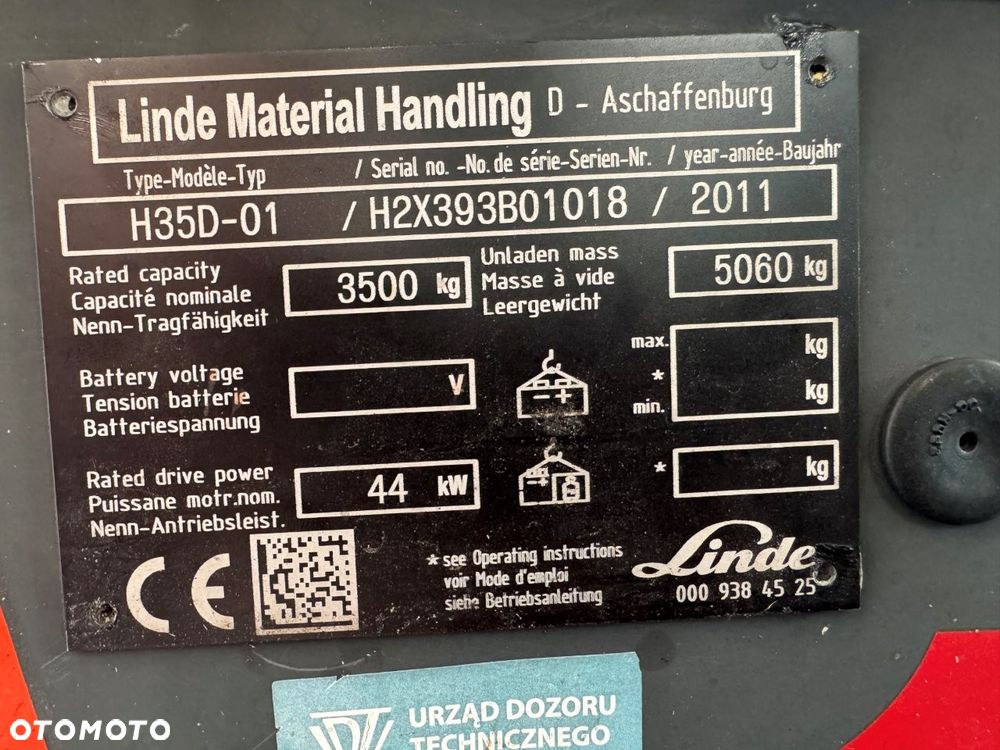 Linde H35D-01 - 7