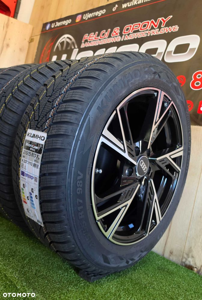 Koła zimowe AUDI A5,A6,Q2 17x5x112 - Kumho WInterCraft WP52+ 215/55/R17 - 3