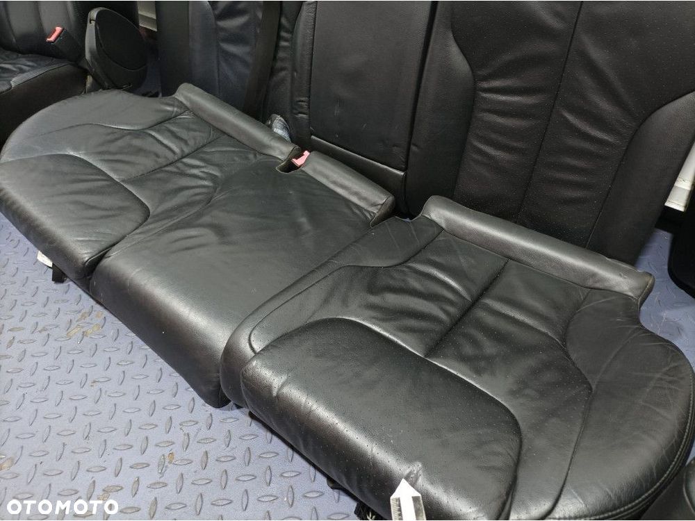 VW PASSAT B6 FOTELE SIEDZISKO OPARCIE KANAPA TYŁ SKÓRA KOMPLET EU - 7