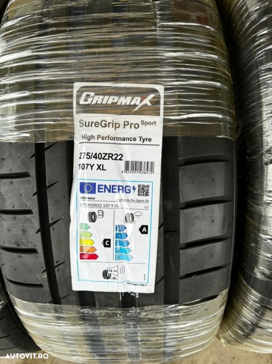 vand set anvelope 275/40/22-315/35/22 gripmax de vară noi - 3