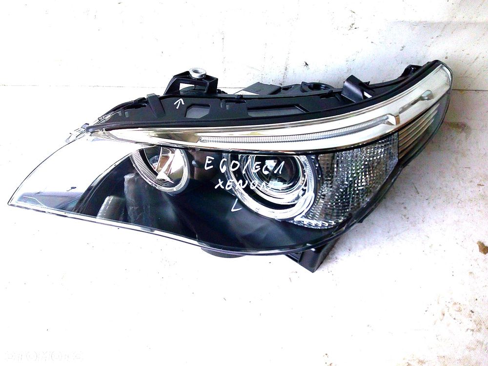 bmw 5 e60 e61 lampa przód lewa przednia ksenon xenon - 7
