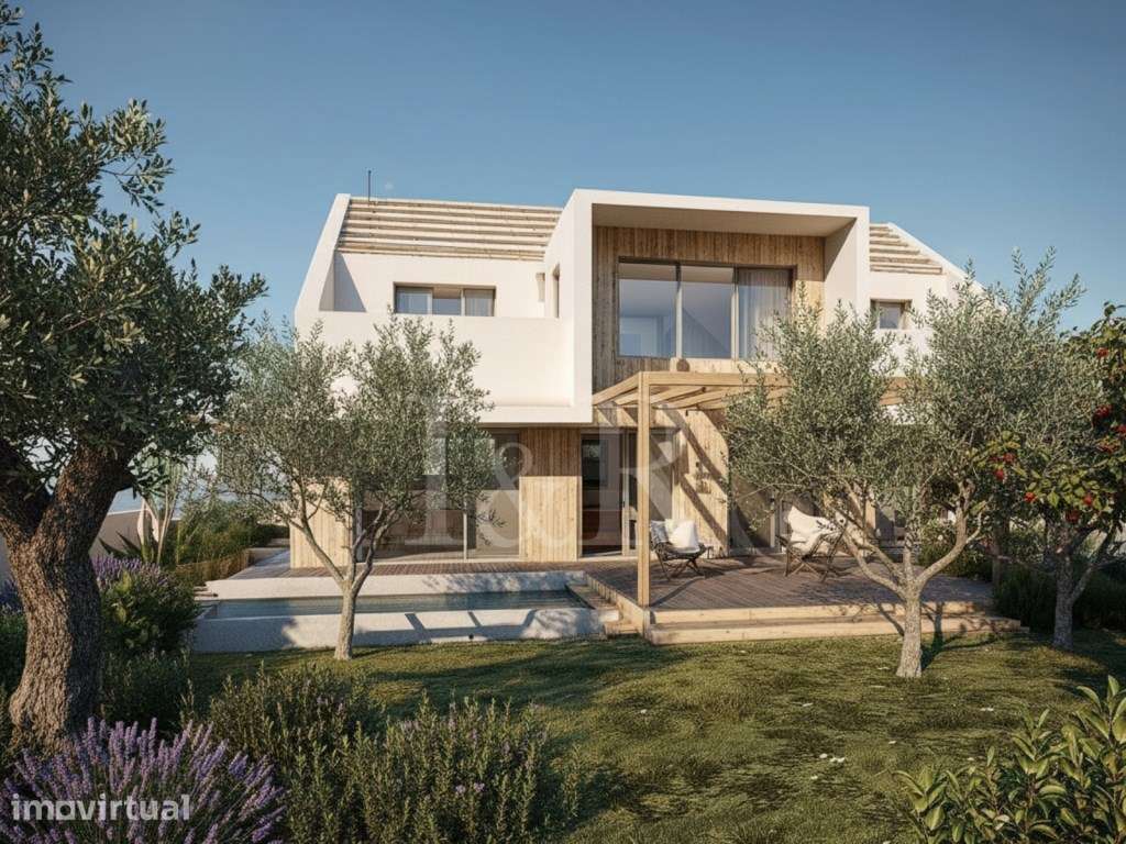 Moradia T3+1 em eco-condomínio com piscina privada na Terrugem, Sintra - Grande imagem: 4/18