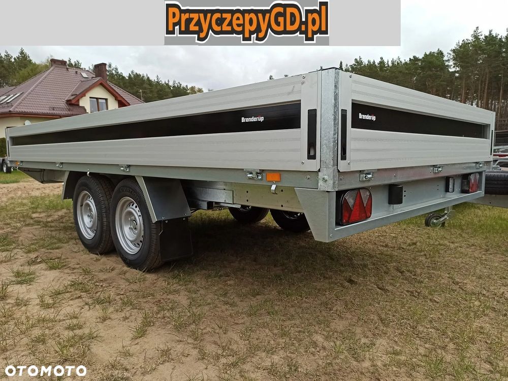Brenderup Przyczepa wywrotka TT5375, 3500kg 375x180cm mocna - 5