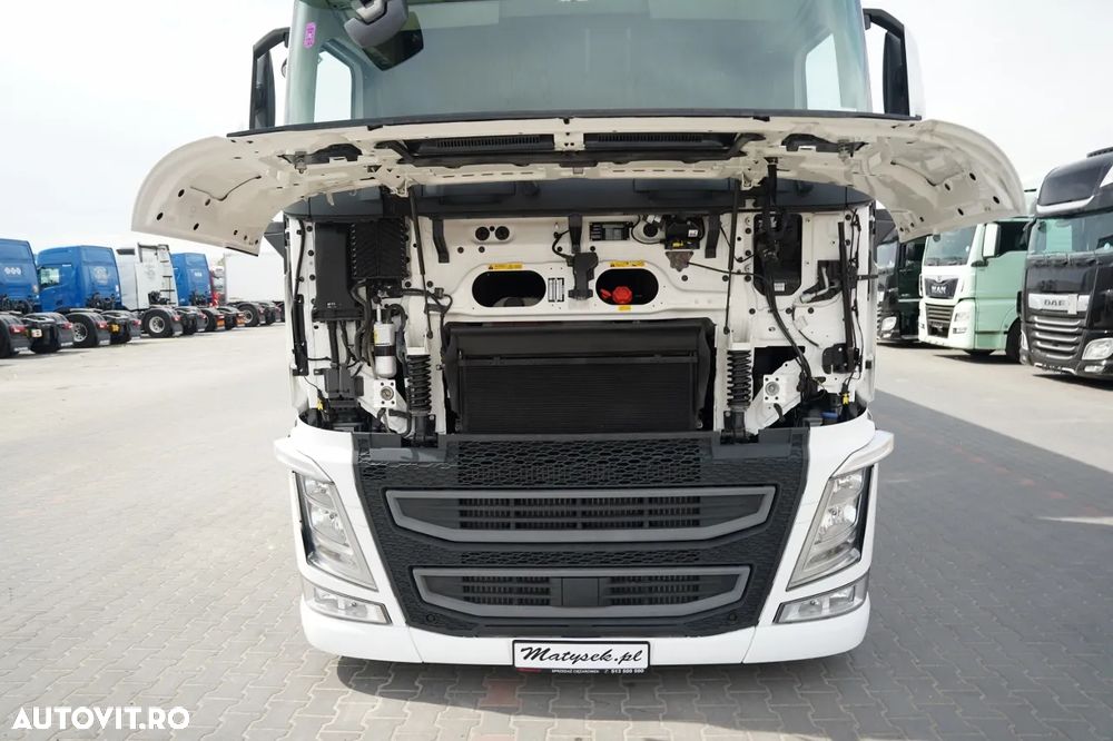 Volvo FH 460 / KIT / I-PARK COOL / MEGA / PLATFORMĂ JOSĂ / + FLIEGL / MEGA CORTINĂ / LOCĂ DIN OȚEL - 7 M / ACOPERIȘ RIDICAT / PLATFORMĂ JOSĂ - 33