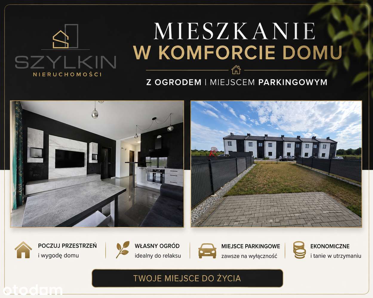Nowoczesne z ogrodem – komfort domu w cenie mieszkania!