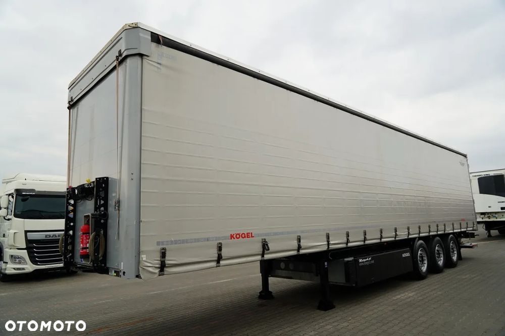 Kögel FIRANKA / WINDA ZAŁADOWCZA DHOLLANDIA /  STANDARD / KOSZ NA PALETY / OŚ PODONOSZONA / - 4