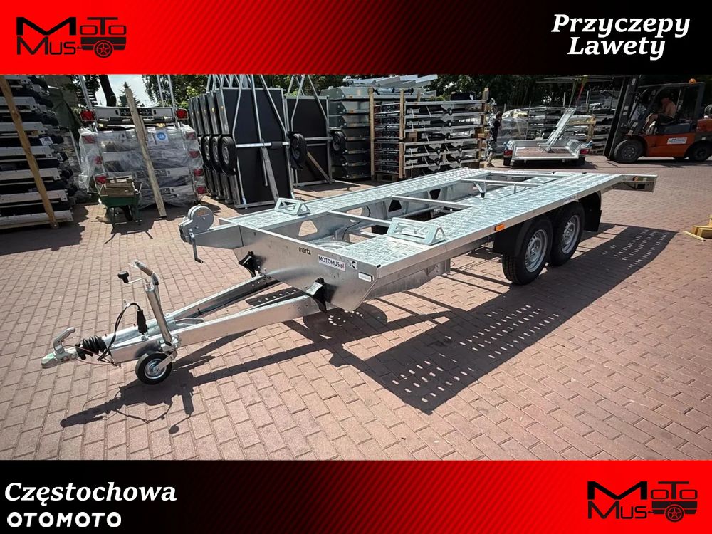 Martz Laweta Martz GT PLUS 500/2 2,7T 500x200m 2 osie DMC 2700kg lekka 550kg VDI - 1