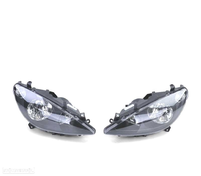 FARÓIS PARA PEUGEOT 307 01-05 FUNDO PRETO - 3