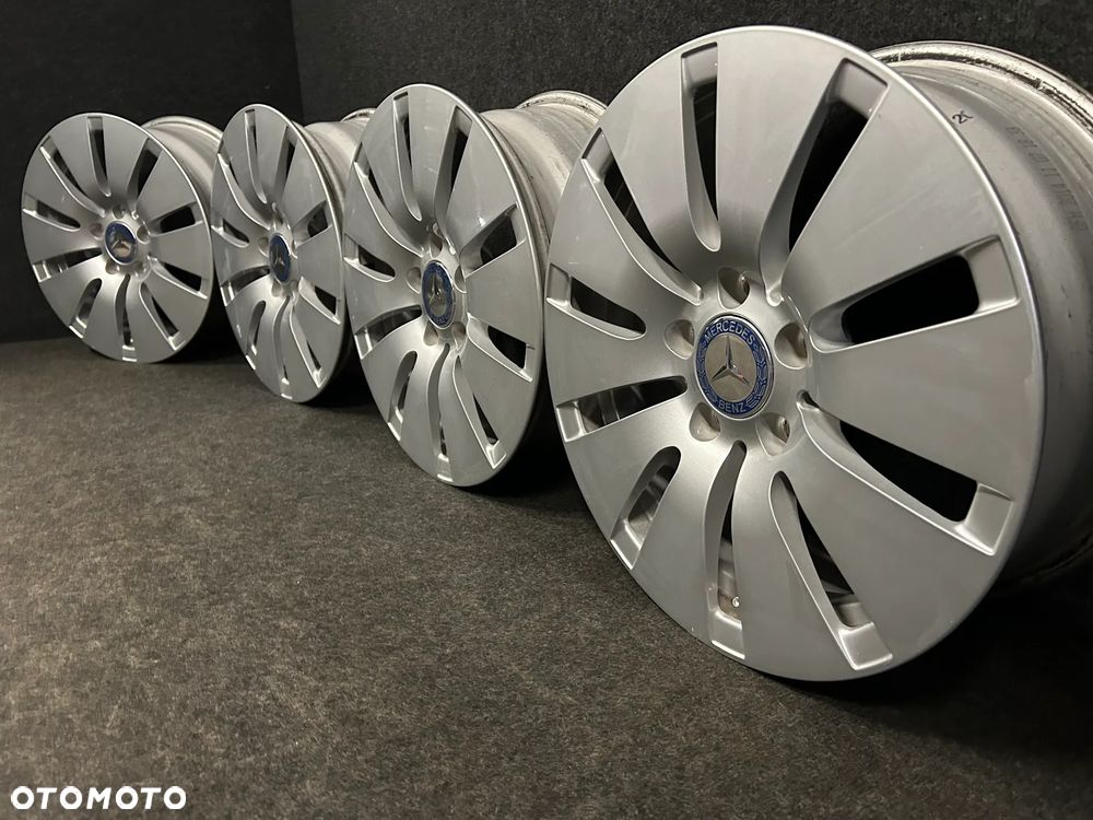 Alufelgi Mercedes C-Klasa W205, W204, A-Klasa W176, B-Klasa W246, VITO 16 cali 5x112 4szt. Ładne z czujnikami! - 2