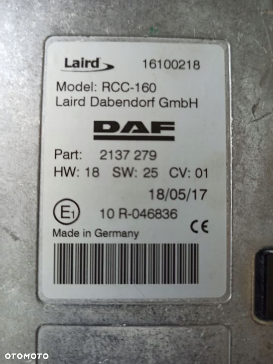 Nowy sterownik moduł telefoniczny DAF 2137279 - 2