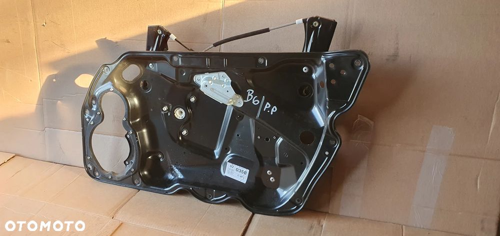 Mechanizm podnośnik szyby prawy przód VW Passat B6 3C1837756K - 3