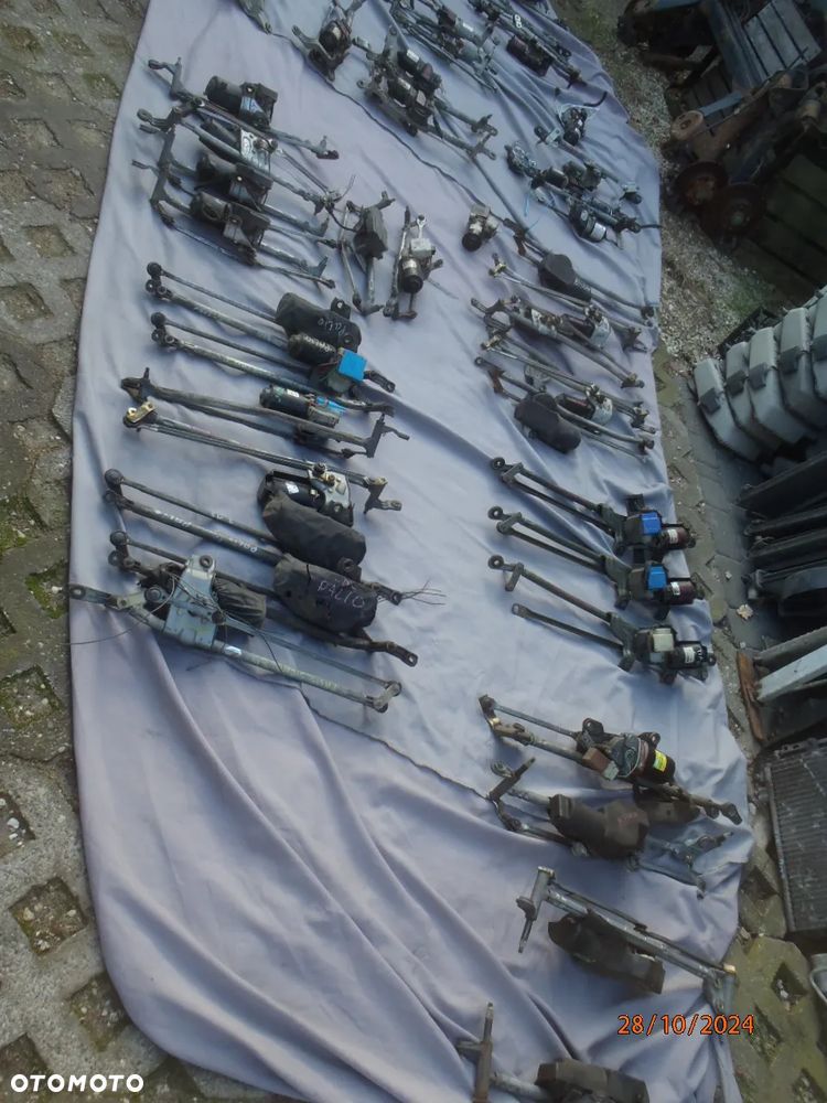 mechanizm ramiona cięgna cięgno trzpień frez wycieraczek silniczek fiat bravo brava merea multipla palio siena  ORYGINAL  JAK NOWY. posiadam wszystkie części - 1