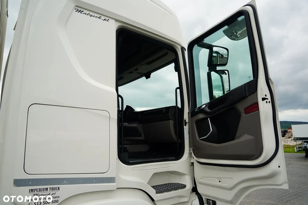 Scania R 450  / FIRANKA  7,7 m / 6x2 / DACH PODNOSZONY / OŚ PODNOSZONA / SKRĘTNA / WINDA DHOLLANDIA 3 500 KG /  KLIMA POSTOJOWA / EURO 6 - 37