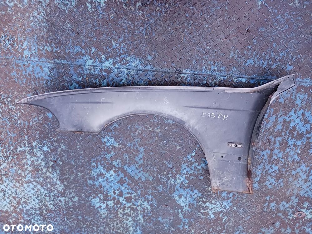 Błotnik prawy BMW 5 E39 Lift FL polift przód przedni kolor 339/7 Aspensilber Mettalic ORYGINAŁ - 7