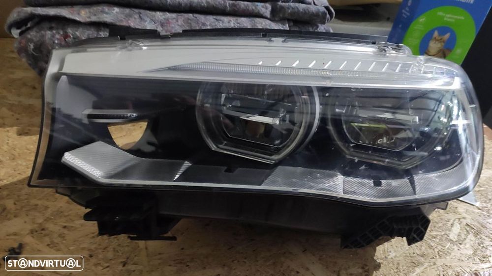 farol esquerdo full Led Adaptativ BMW X5 F15 + X6 F16 - 3