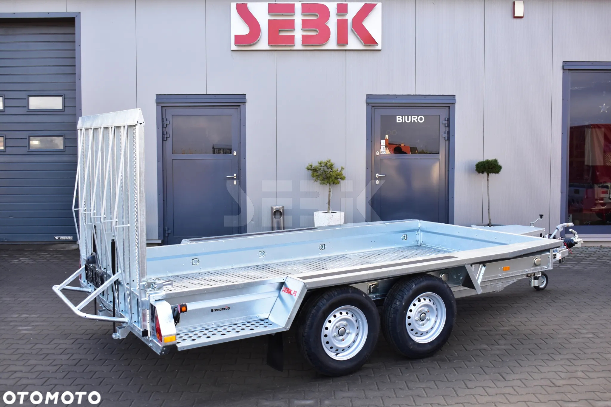 Brenderup Super mocna przyczepa do sprzętu budowlanego MT 3651 3500 kg. - 13