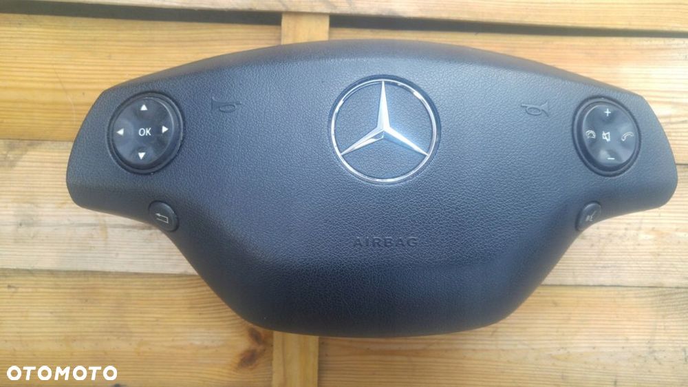 MERCEDES W221 PODUSZKA AIRBAG KIEROWNICY CZARNA - 1