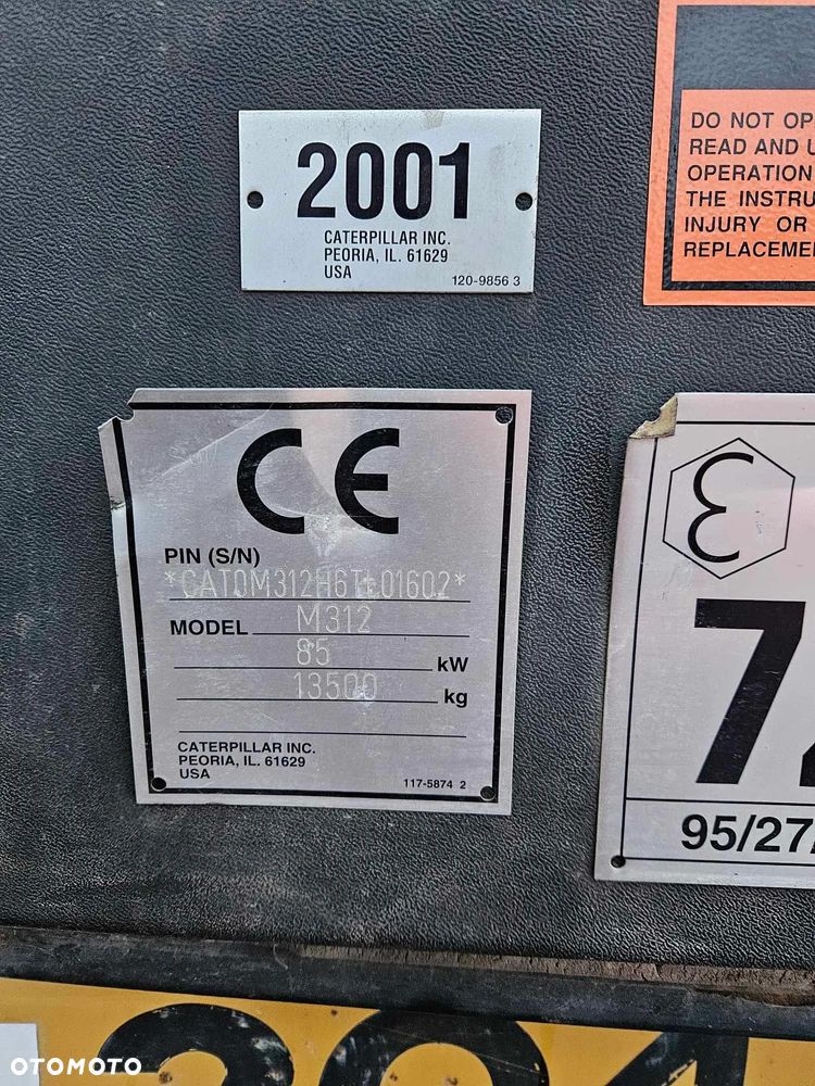 Caterpillar M312 - 6