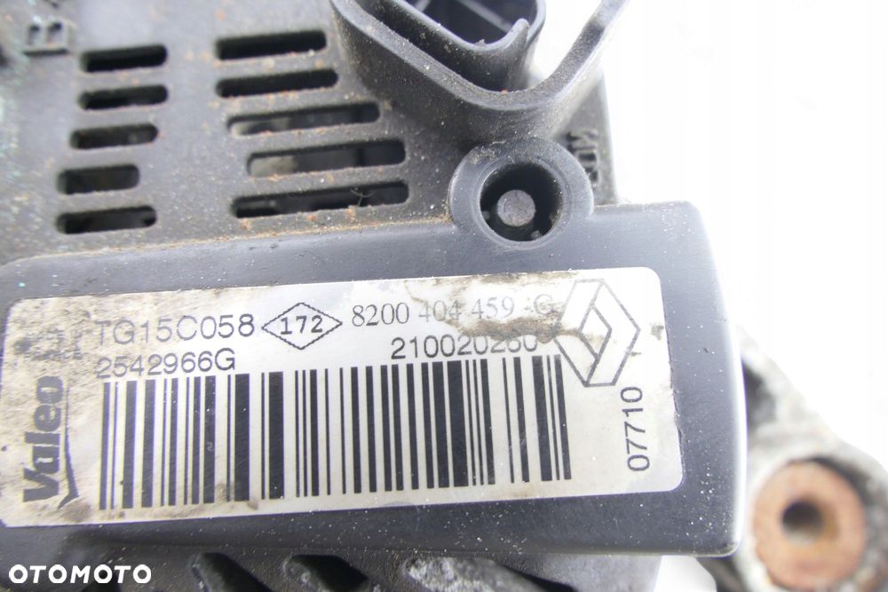 Alternator OPEL VIVARO A 2.0 CDTI RENAULT TRAFFIC II 2.0 DCI 8200404459G - 8
