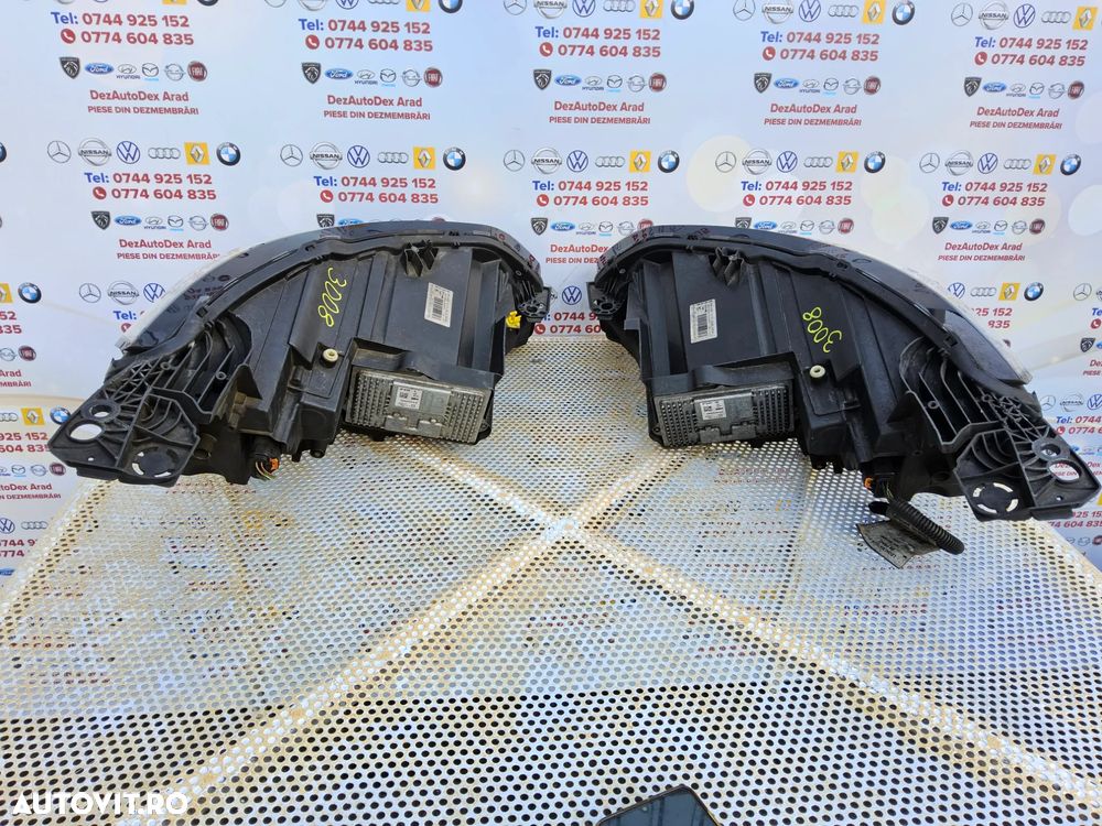 Far Peugeot 3008 5008 dupa 2016 FARURI stânga dreapta Full Led cod 9826572680 9826572780 - 8