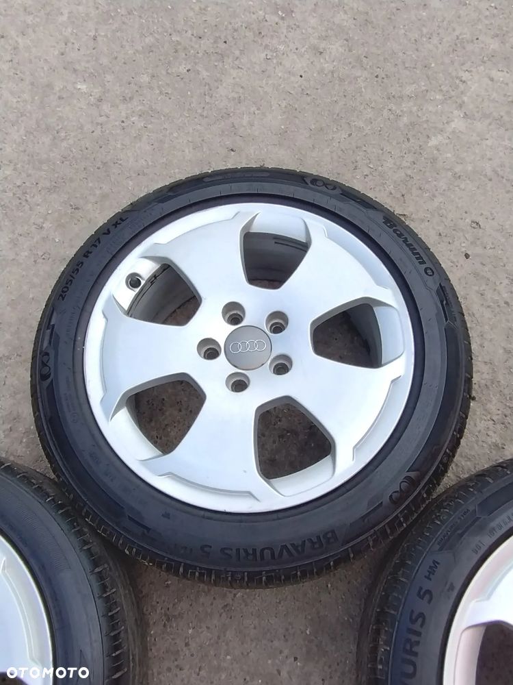 5x112 Felgi Aluminiowe Alufelgi 17 Koła Letnie Lato AUDI 8P0 8P 8V Seat Leon II 2 TOLEDO III 3 ALTEA ALHAMBRA SKODA OCTAVIA II 2 III 3 VW GOLF 5 6 TOURAN CADDY JETTA SHARAN Legnica ALU-RAD 205/50 5,5mm - 7