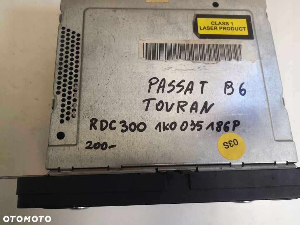 RADIO CD WYŚWIETLACZ VW PASSAT B6 GOLF V TOURAN - 2
