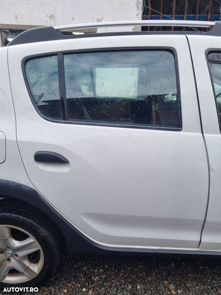 Usa Dreapta Spate Dacia Sandero 2 Stepway 2012 - 2016 SUV 4 Usi Glacier White 369 (1360) - 1