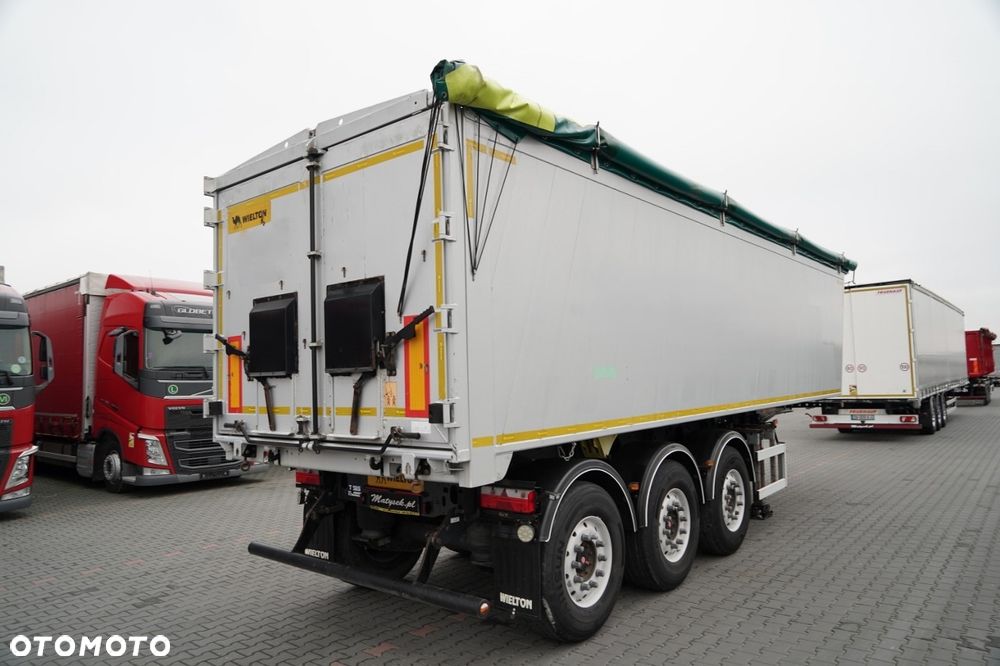 Wielton / WYWROTKA / 41 M3 / ALUMINIOWA / 2x  OŚ PODNOSZONA / OSIE SAF / ALUFELGI - 5