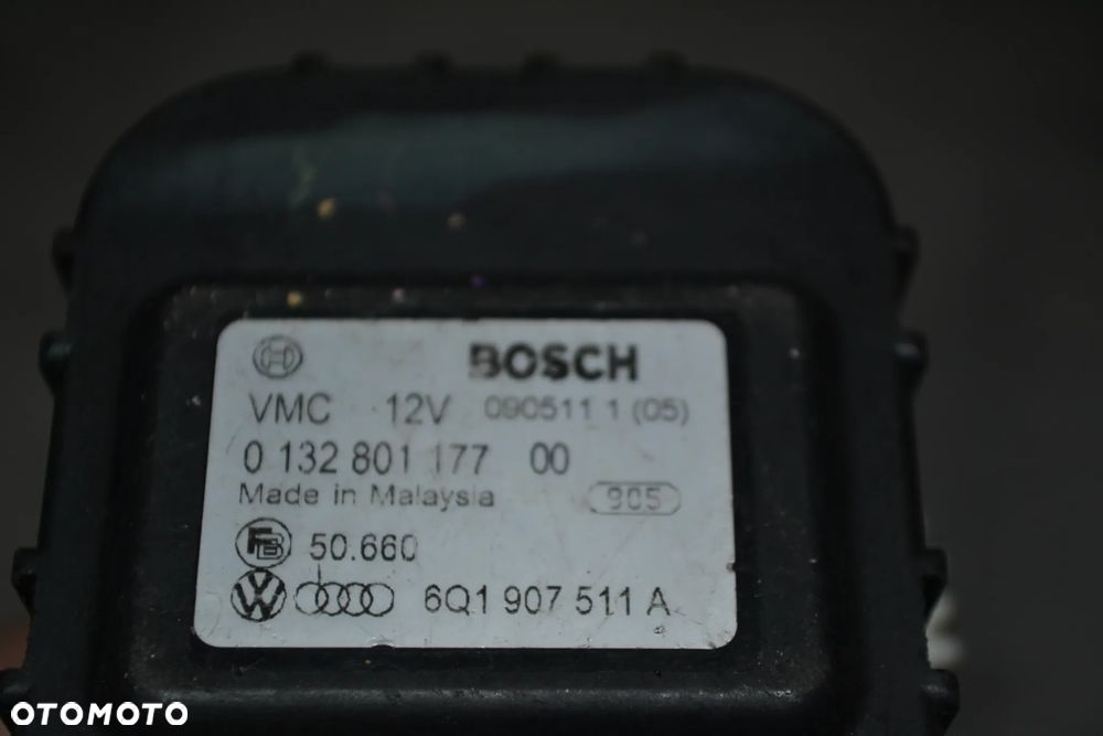 VW POLO 9N SEAT IBIZA AUDI A2 SKODA FABIA SILNICZEK REGULACJI KLAP NAGRZEWNICY 6Q1907511A - 3