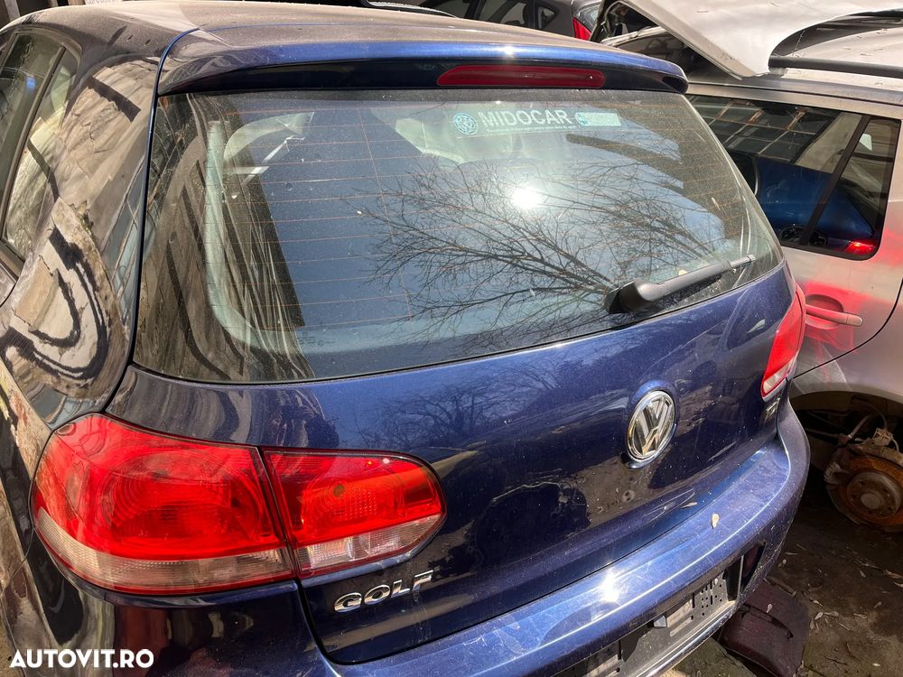 Haion portbagaj cu luneta VW Volkswagen Golf 6 hatchback albastru 2011 - 7