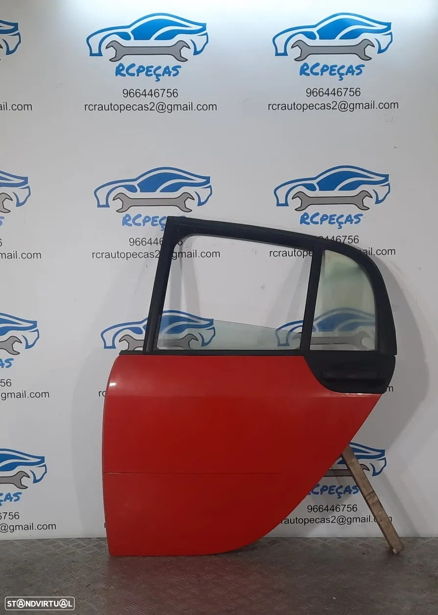 PORTA PORTAS TRASEIRA TRÁS ESQUERDA SMART FORFOUR I 1 454 MOTOR PUXADOR VIDRO - 2
