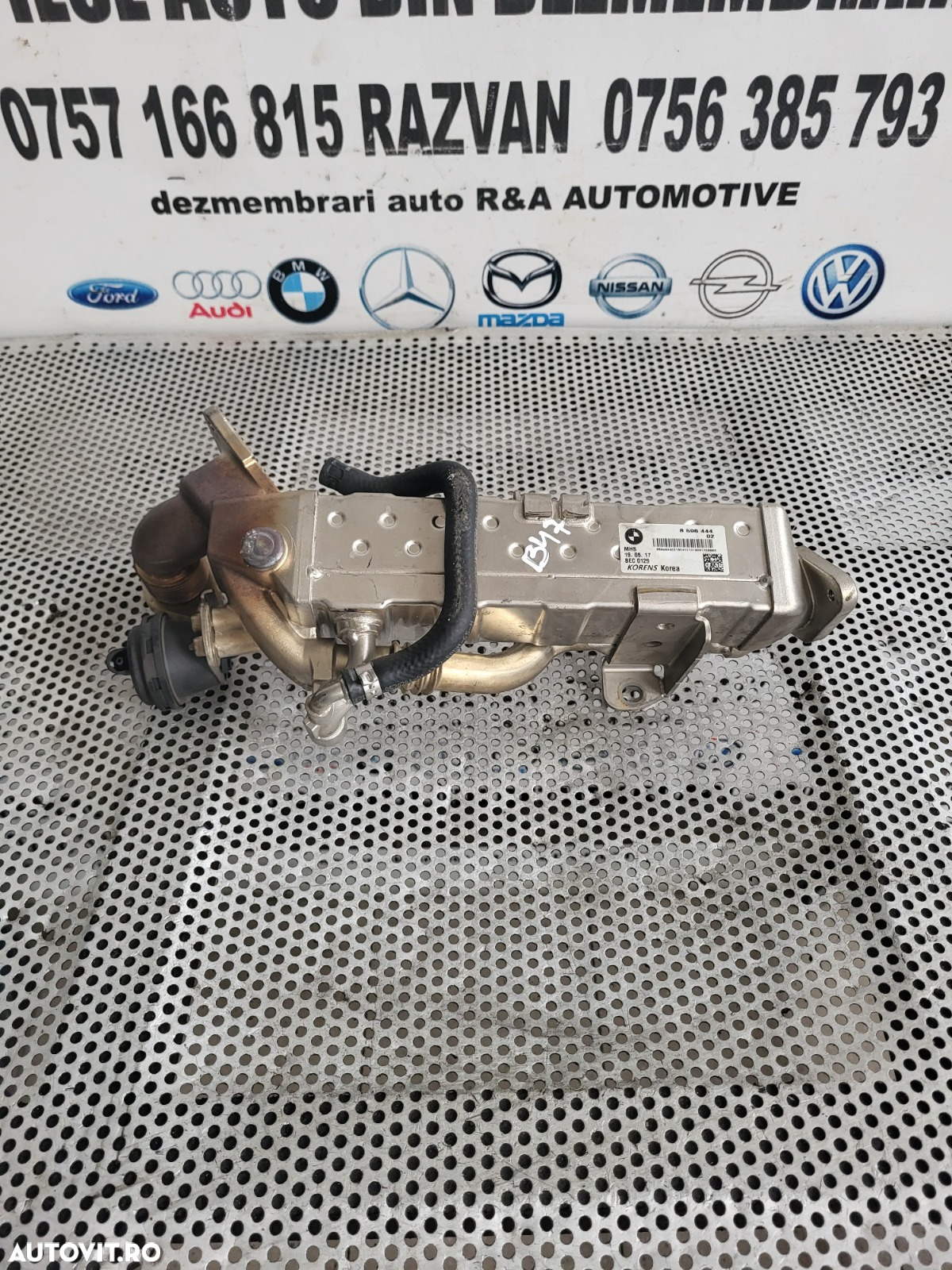 Racitor Gaze Egr Bmw 2.0 Diesel Euro 6 B47 Cod  F10 F11 F20 F21 F30 F31 X3 X5 F25 F26 Etc. - 2