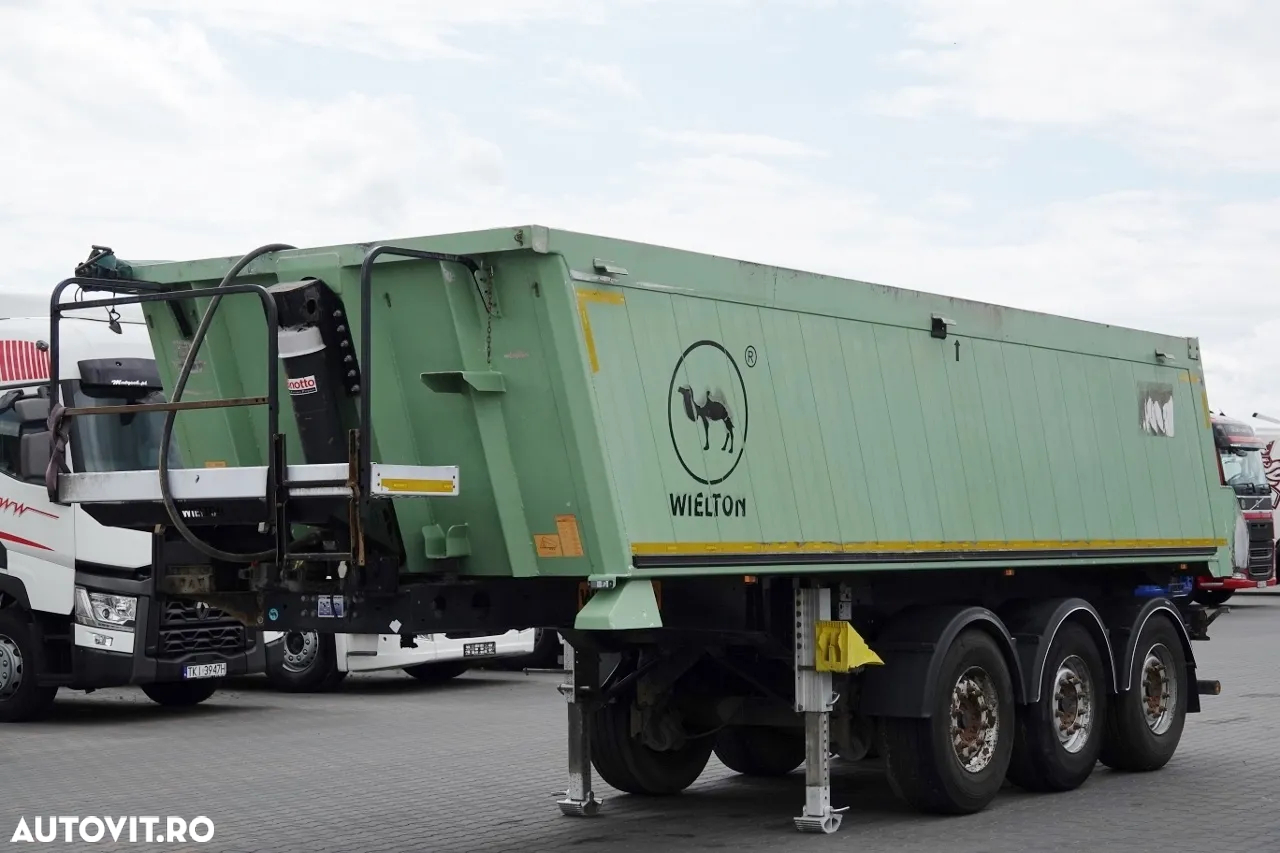 Wielton BASCULATOR 23 M3 / CAMION DIN ALUMINIU / AXĂ RIDICATĂ - 2
